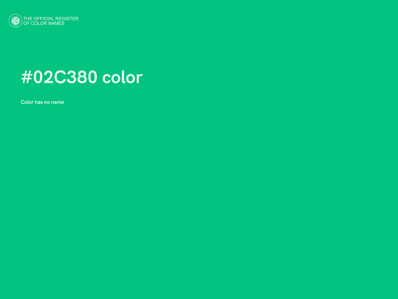 #02C380 color image