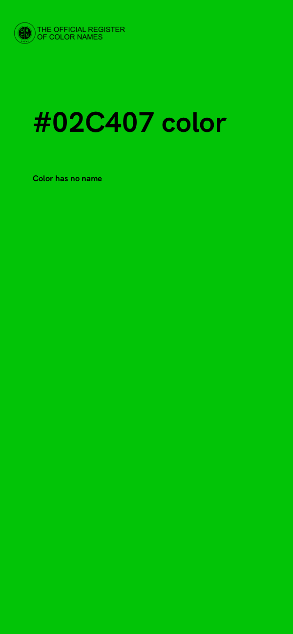 #02C407 color image
