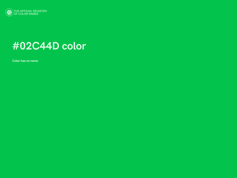 #02C44D color image