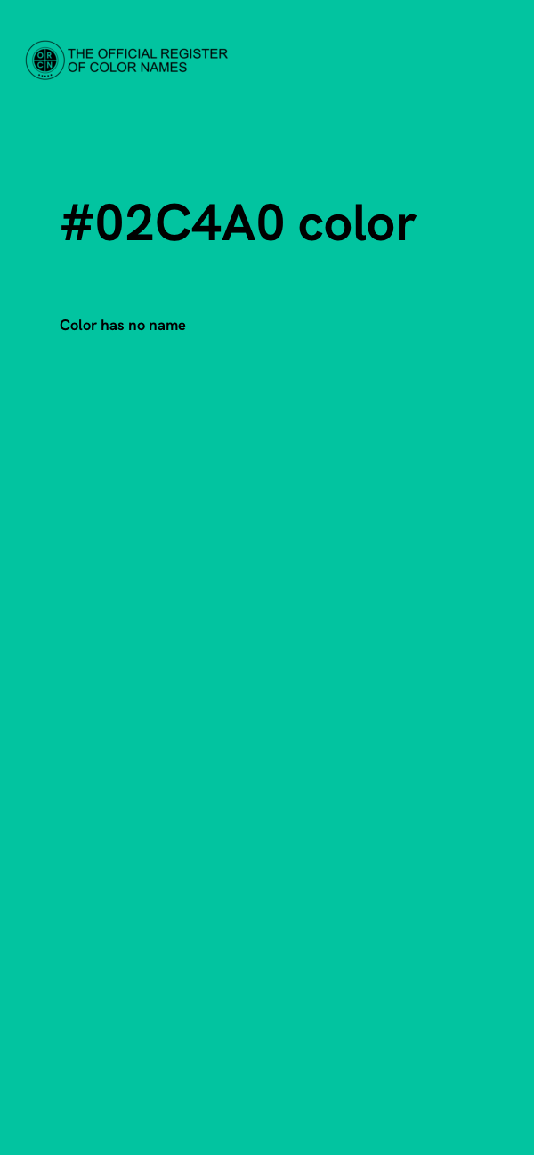 #02C4A0 color image