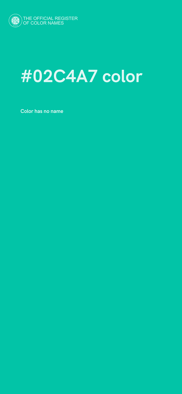 #02C4A7 color image