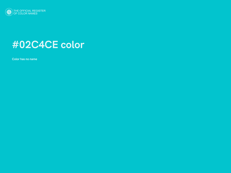 #02C4CE color image
