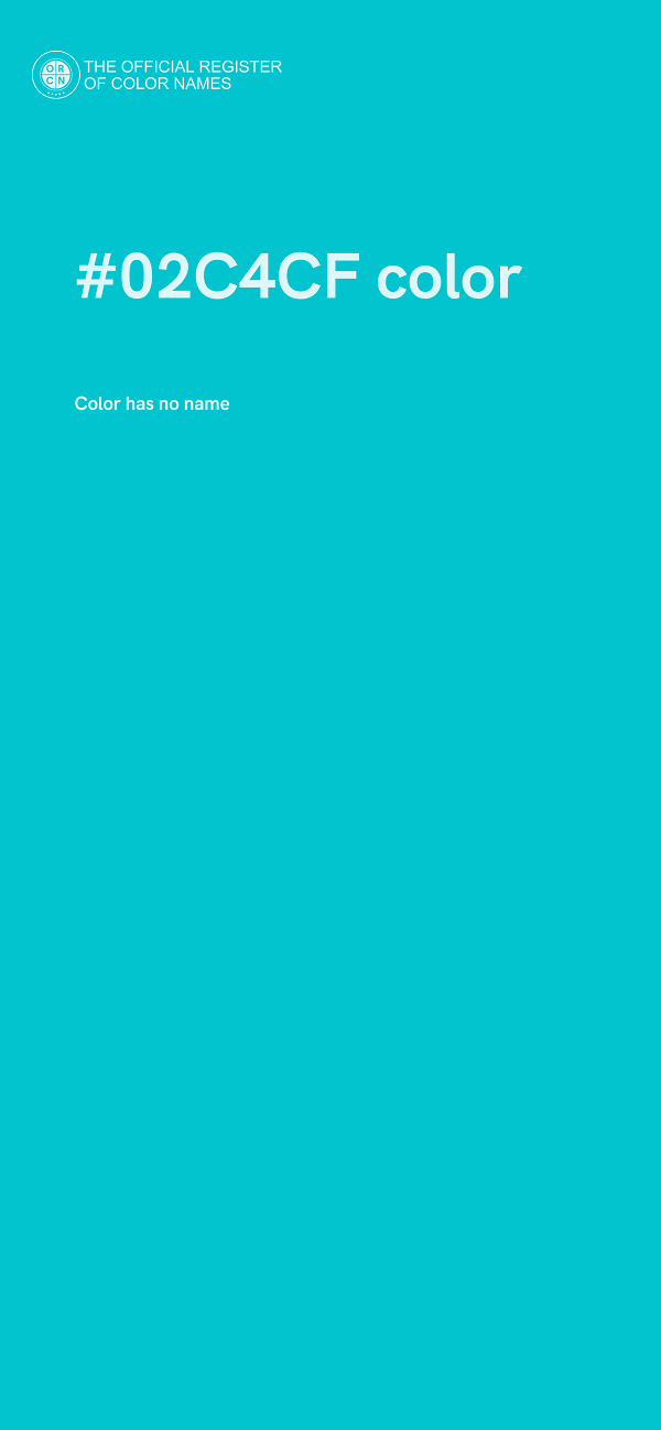 #02C4CF color image