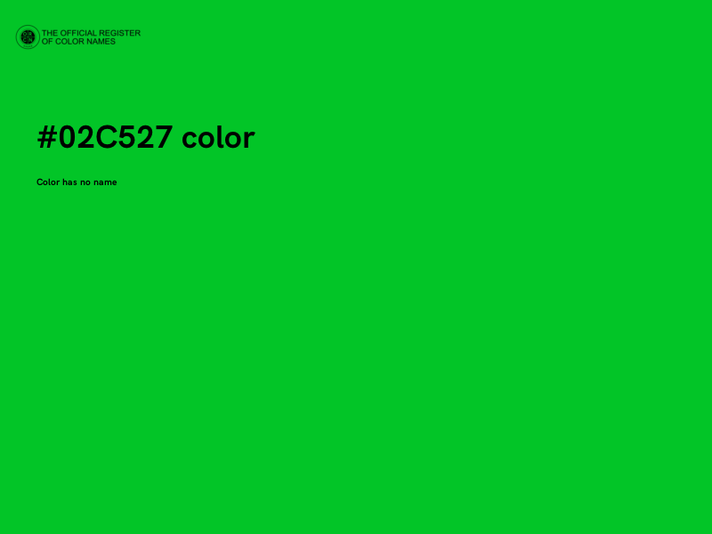 #02C527 color image