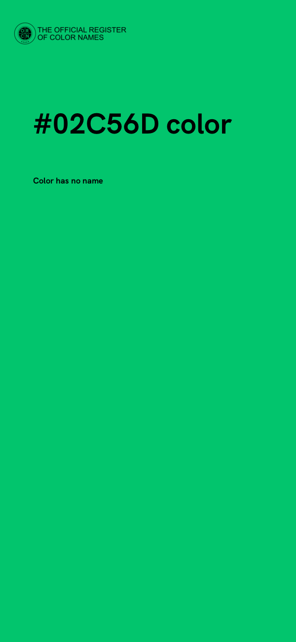 #02C56D color image