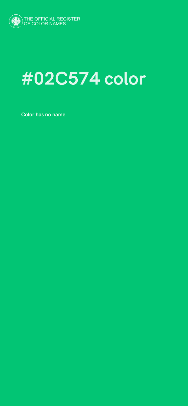 #02C574 color image