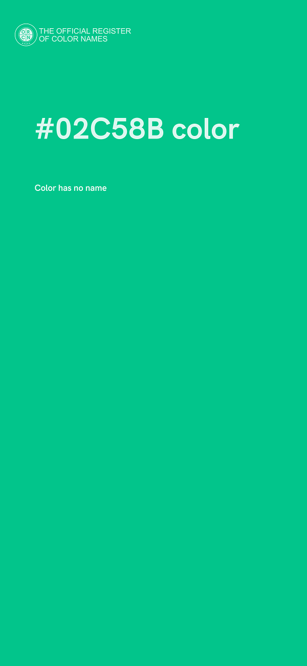 #02C58B color image