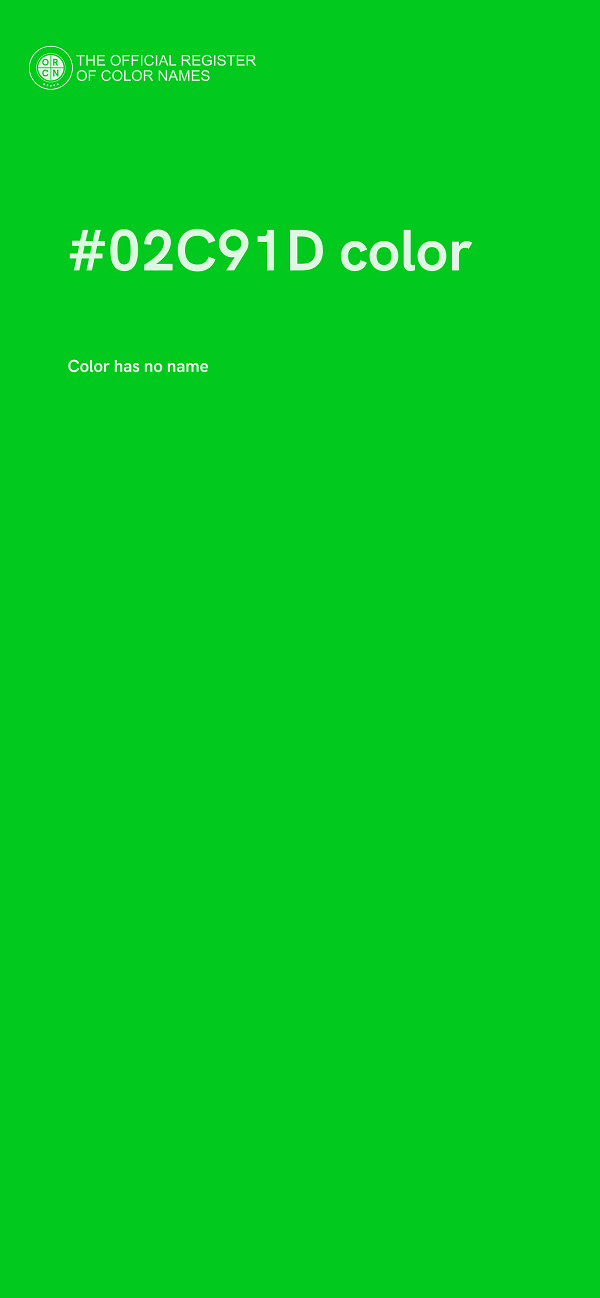#02C91D color image