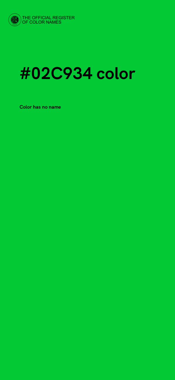 #02C934 color image