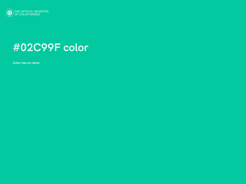 #02C99F color image