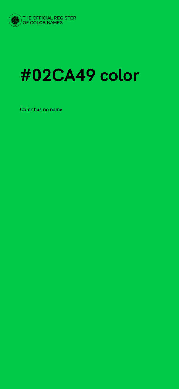 #02CA49 color image