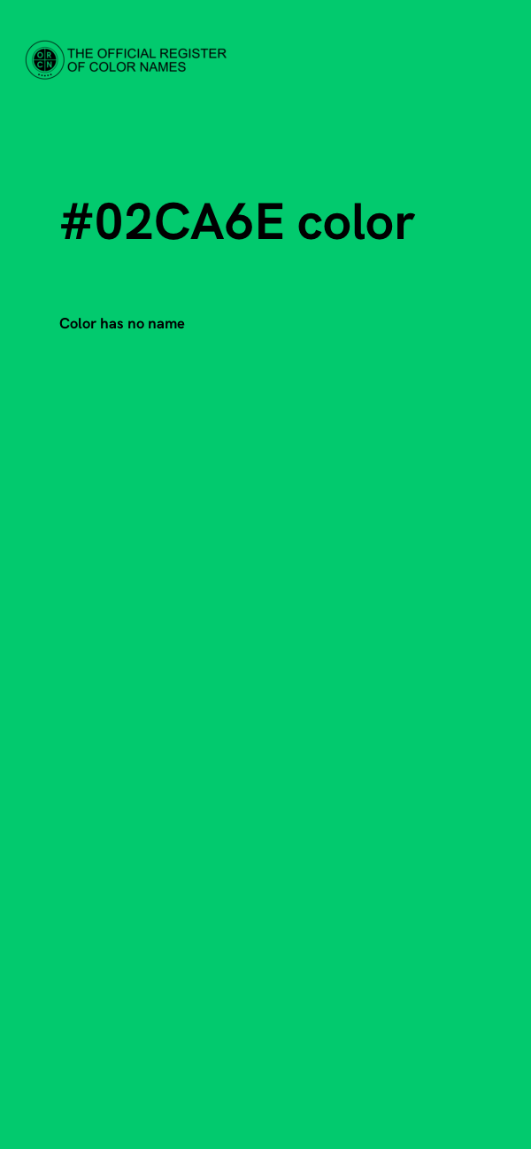 #02CA6E color image