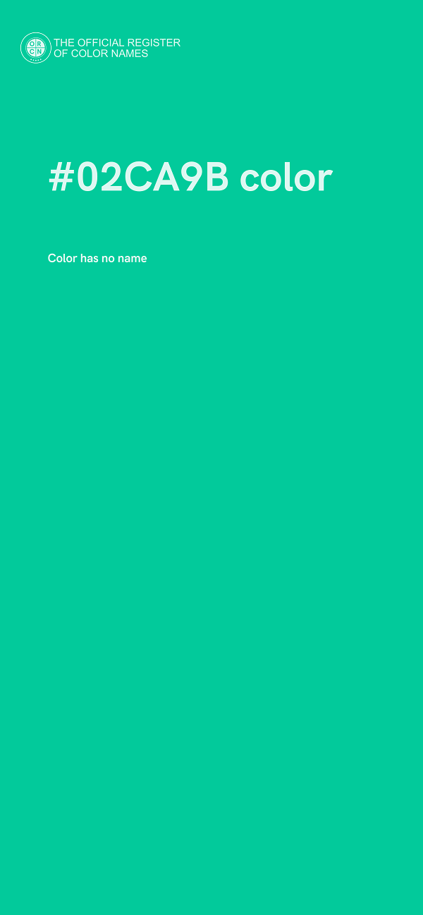 #02CA9B color image