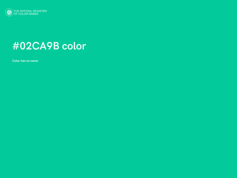 #02CA9B color image