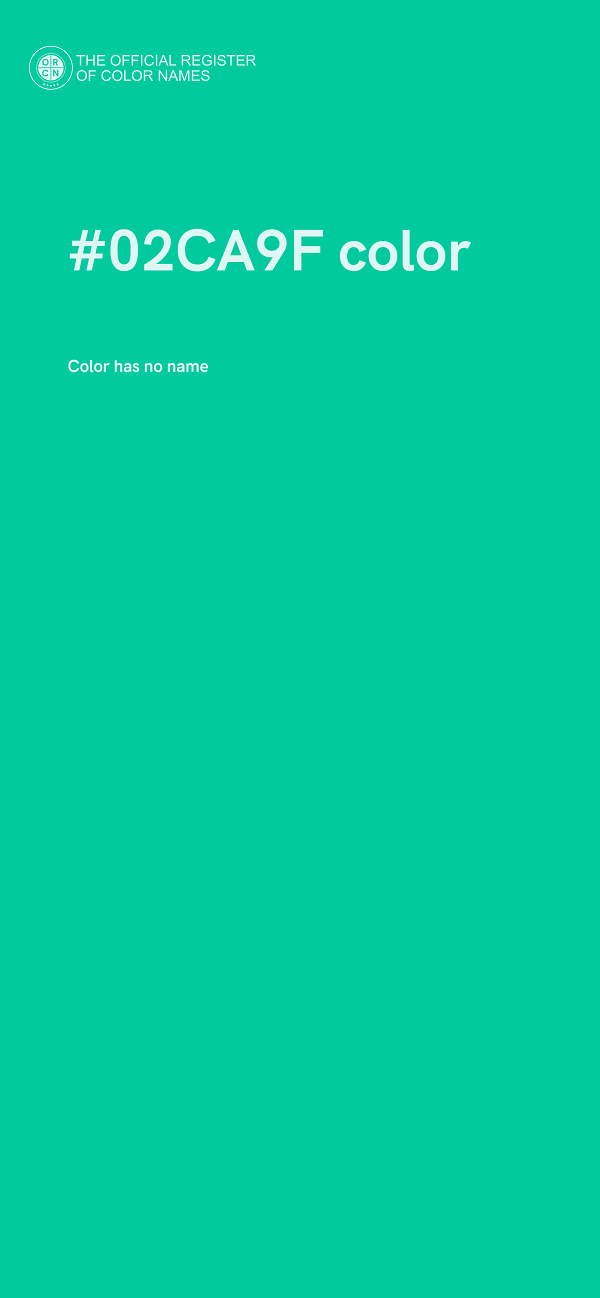 #02CA9F color image