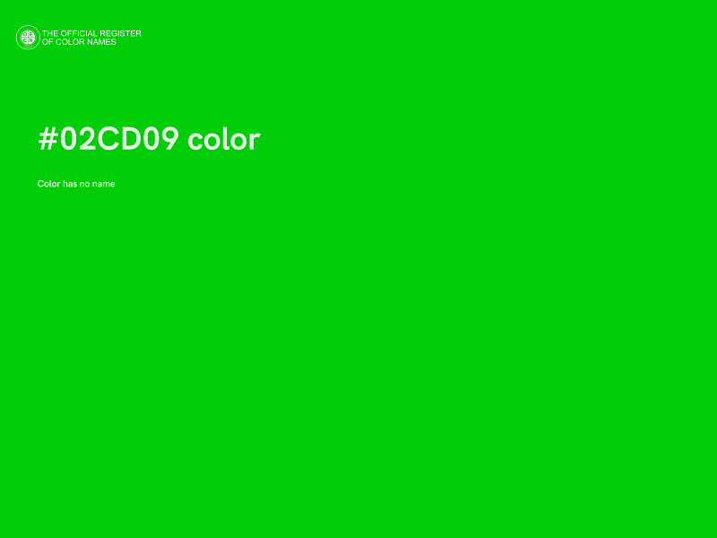 #02CD09 color image