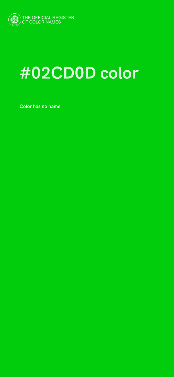 #02CD0D color image