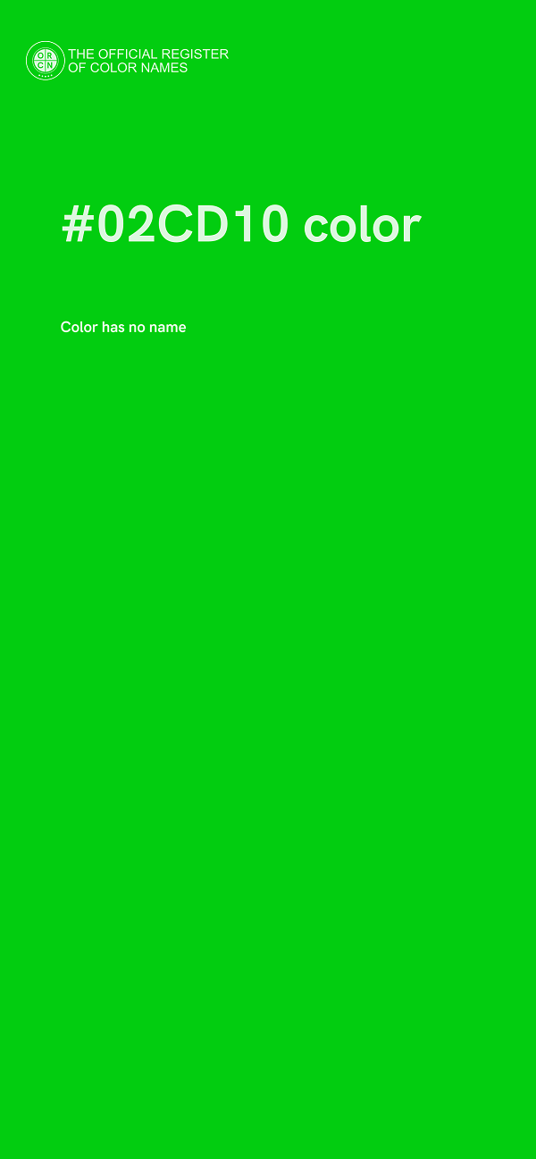 #02CD10 color image