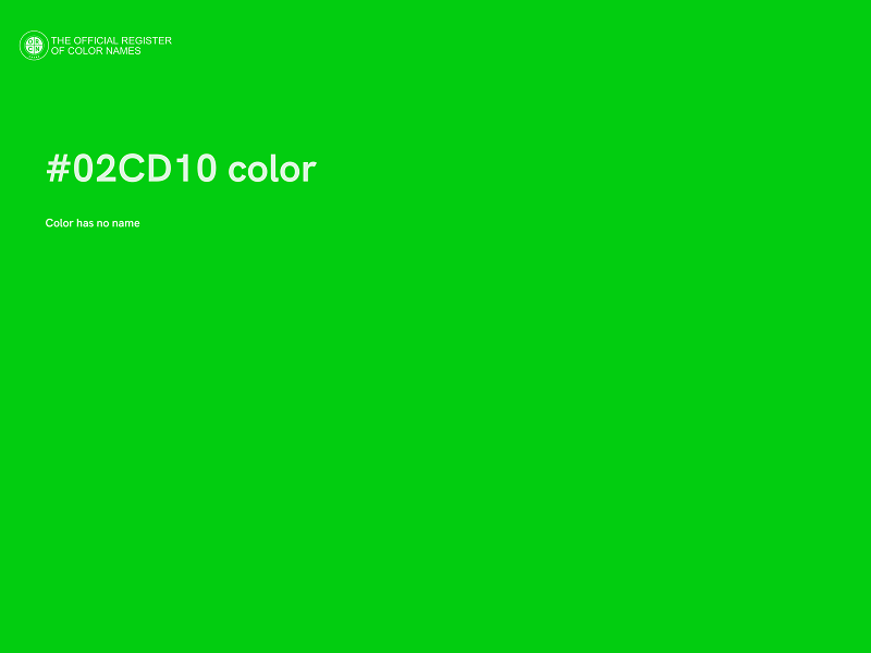 #02CD10 color image