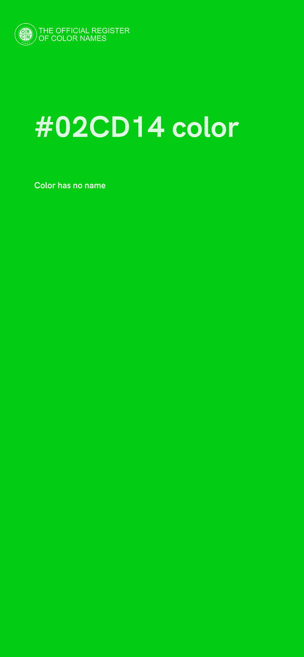#02CD14 color image