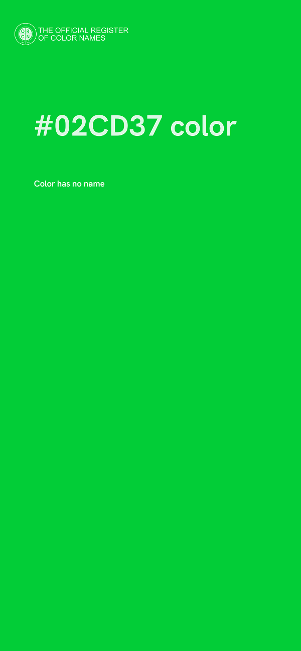 #02CD37 color image