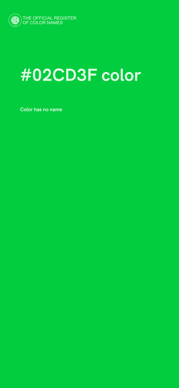 #02CD3F color image