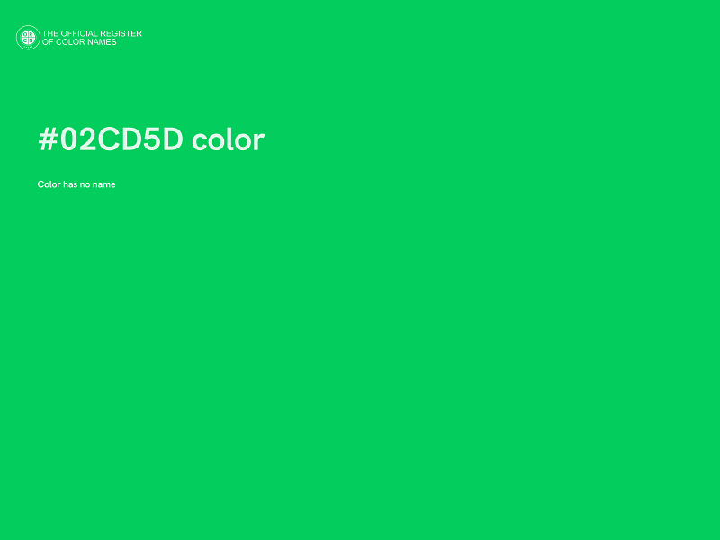 #02CD5D color image