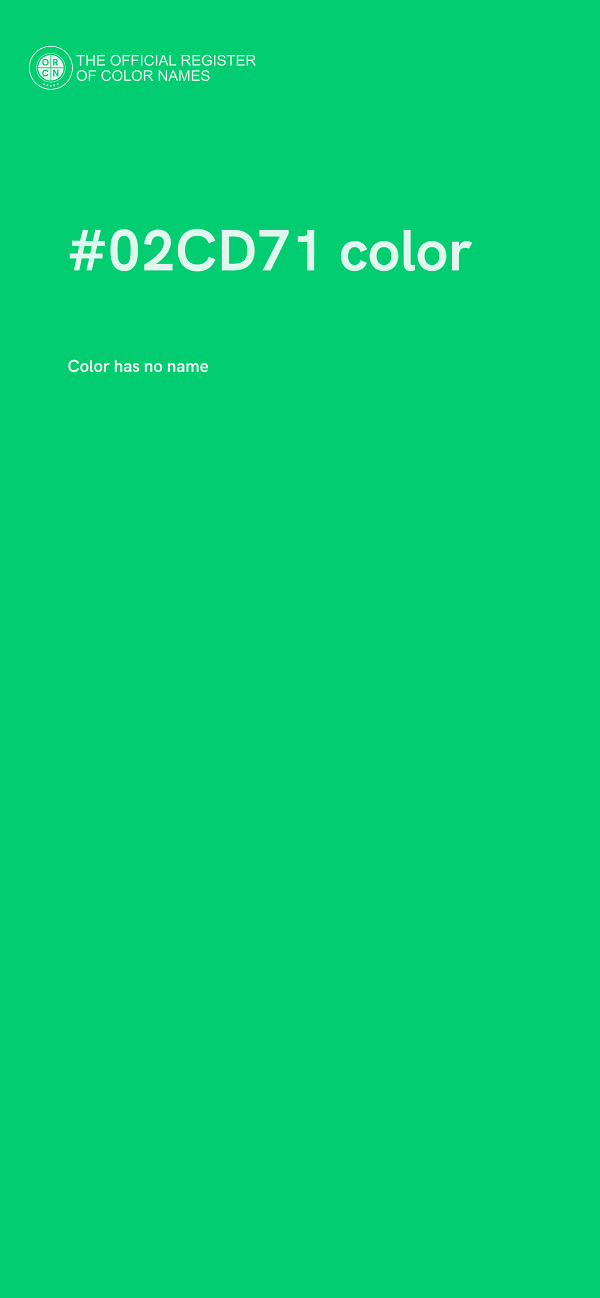 #02CD71 color image