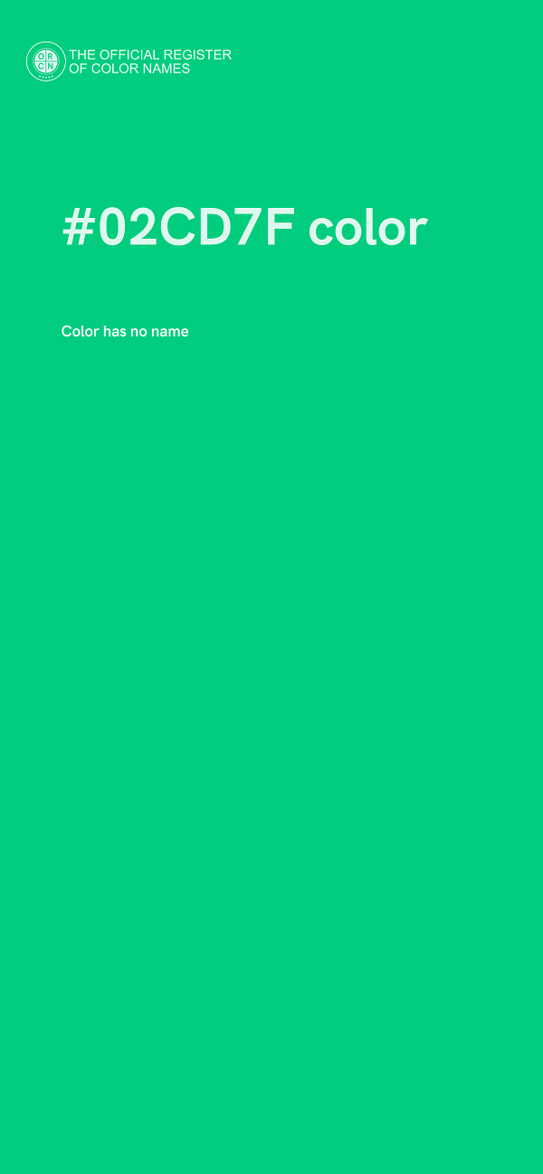 #02CD7F color image