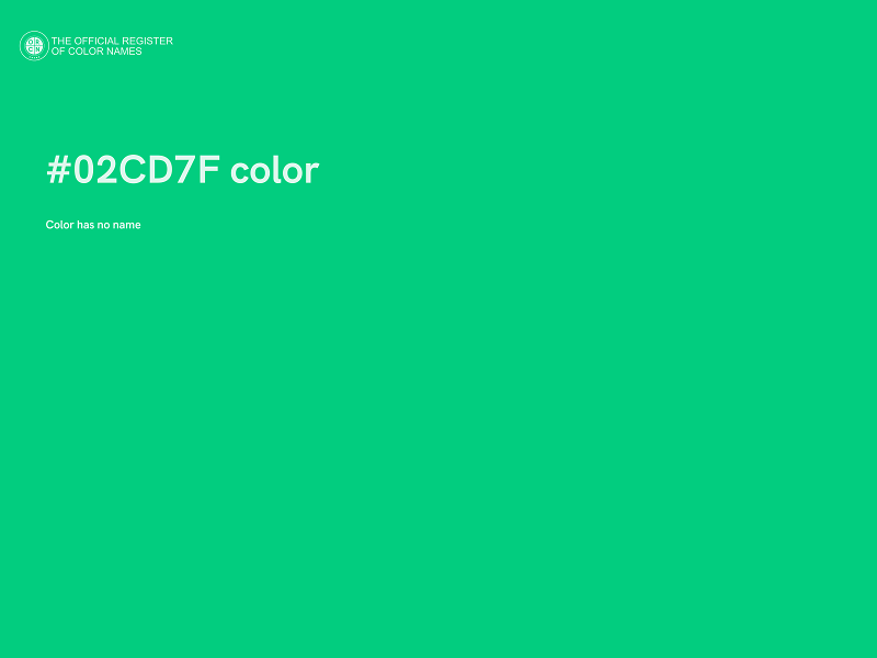 #02CD7F color image