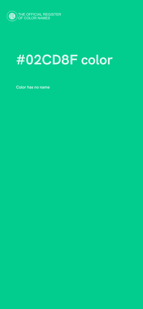 #02CD8F color image