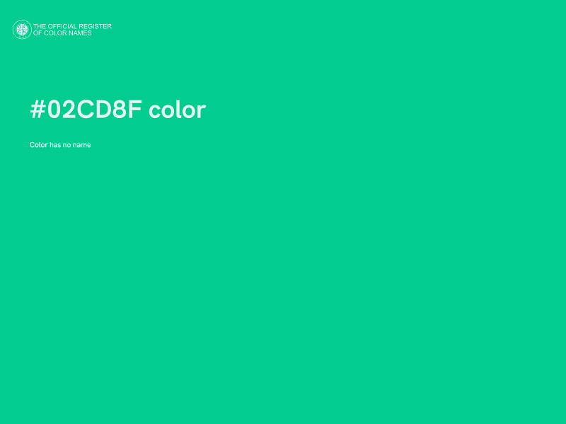 #02CD8F color image