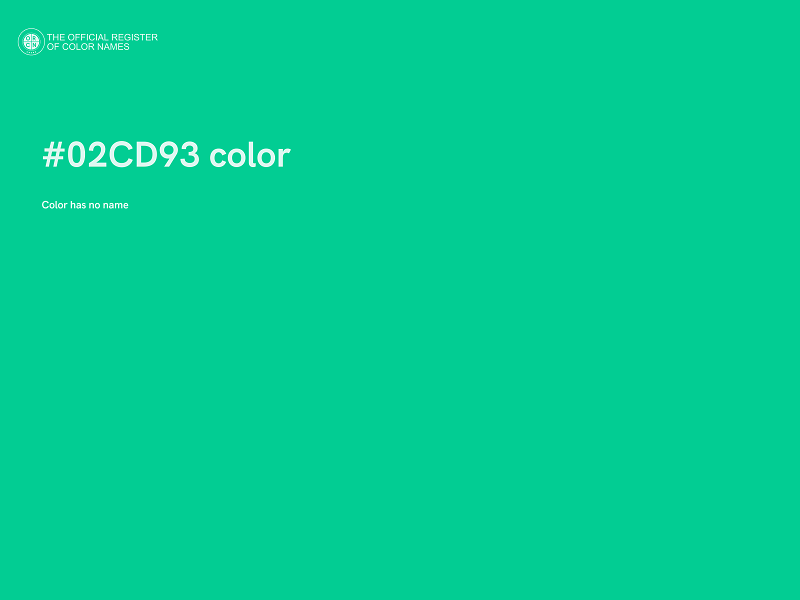 #02CD93 color image