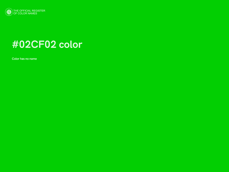 #02CF02 color image