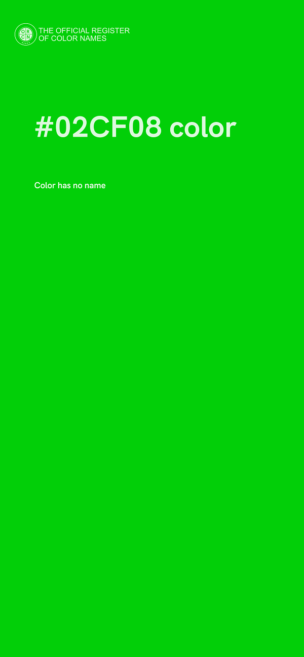 #02CF08 color image