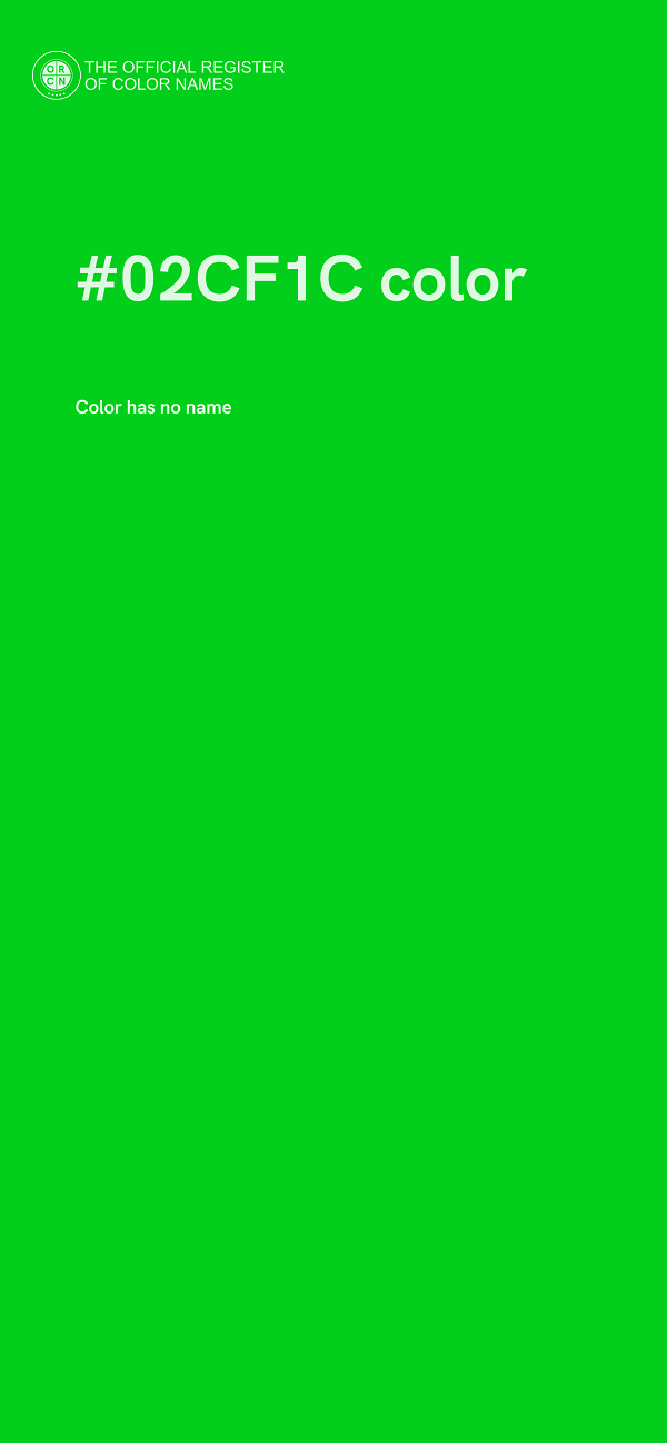 #02CF1C color image
