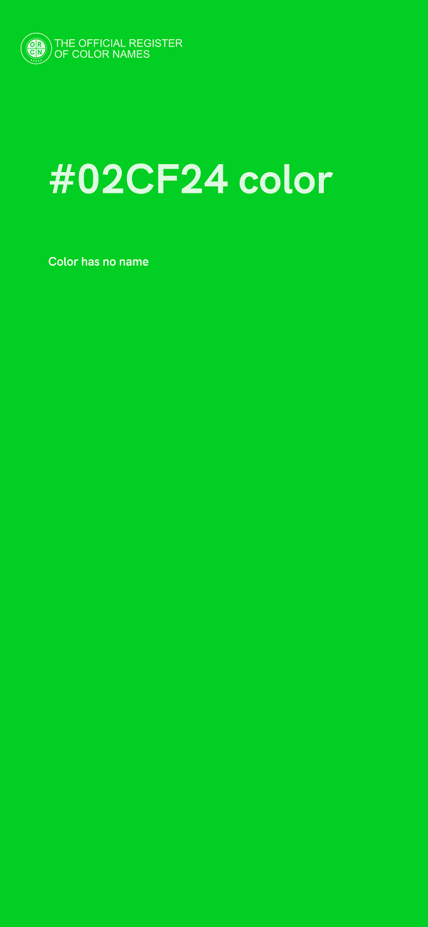 #02CF24 color image