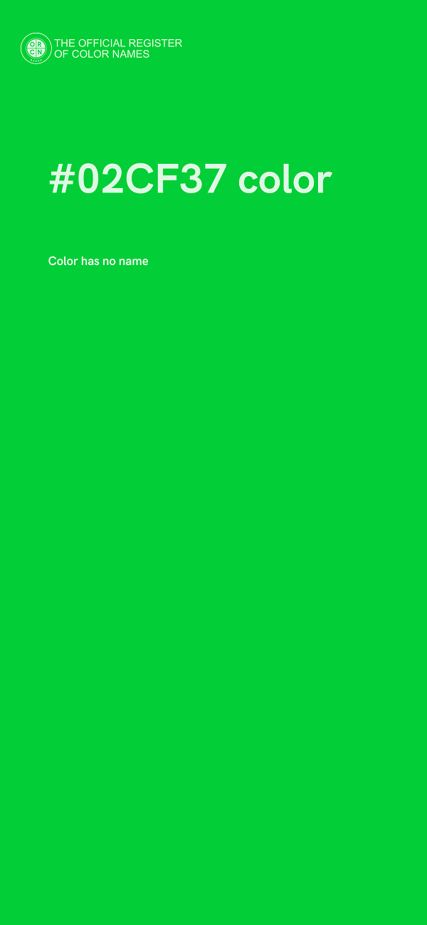 #02CF37 color image