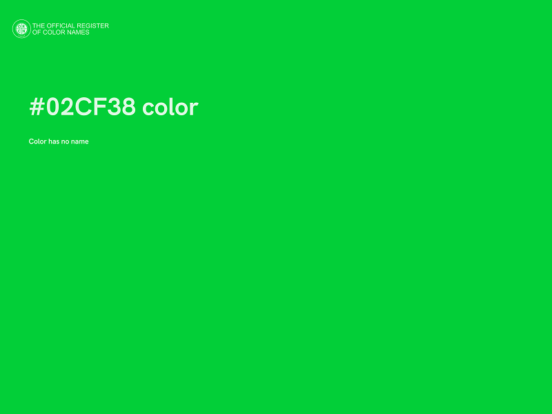 #02CF38 color image