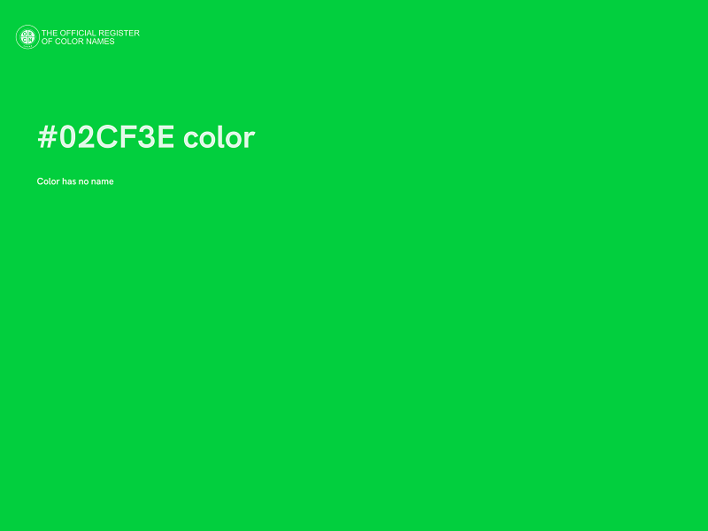 #02CF3E color image