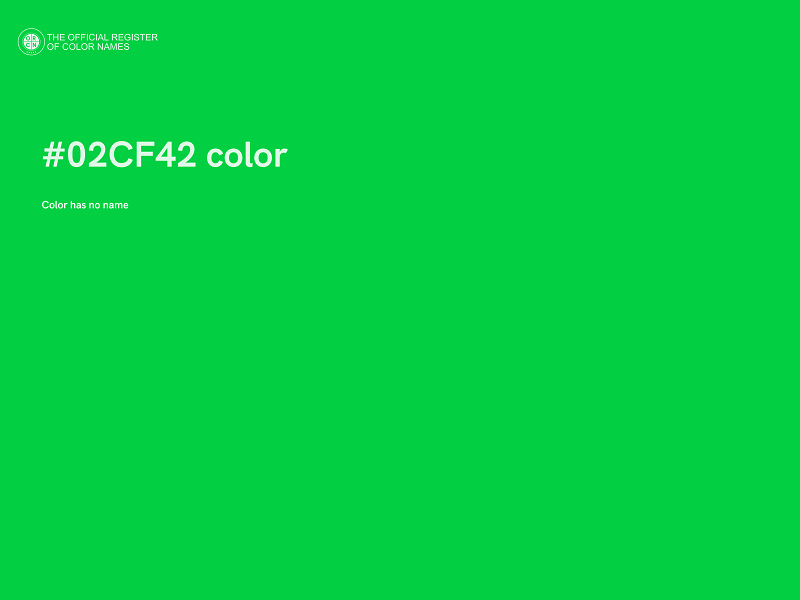 #02CF42 color image