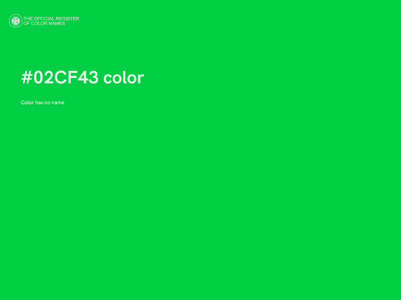 #02CF43 color image