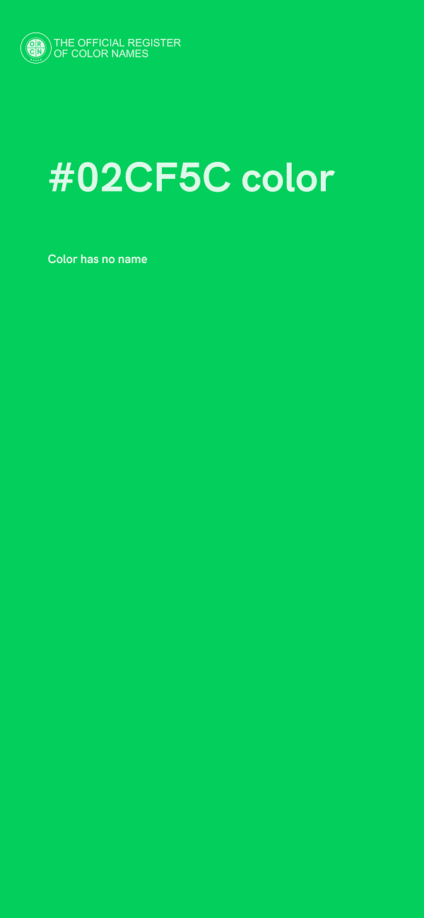 #02CF5C color image