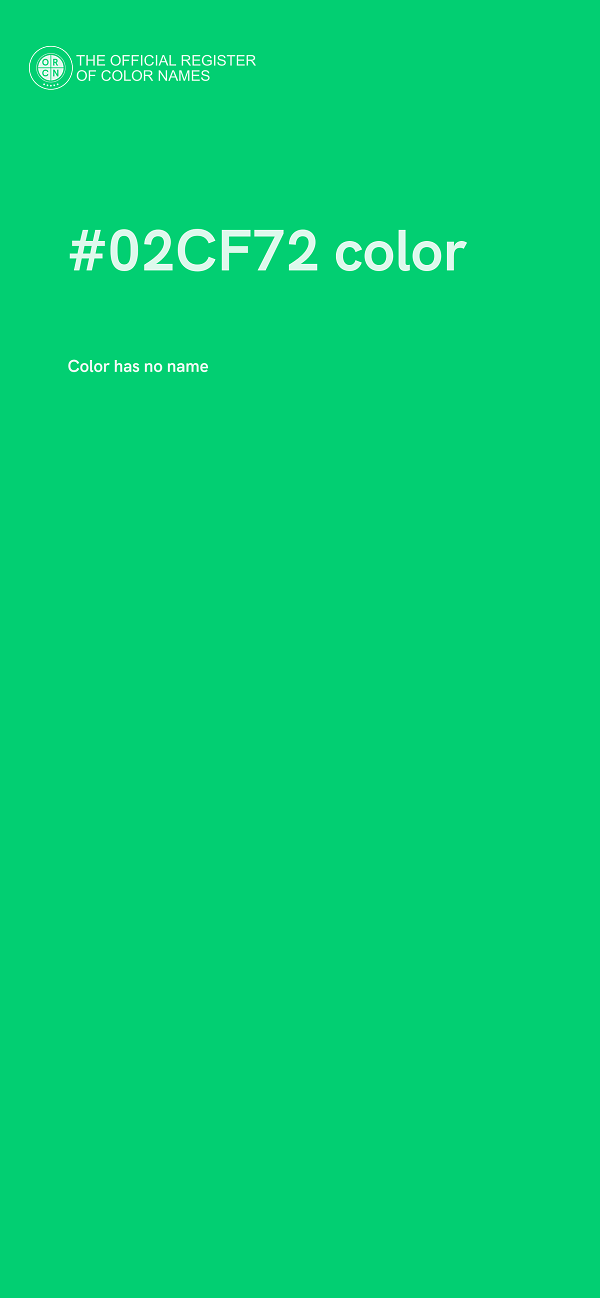 #02CF72 color image
