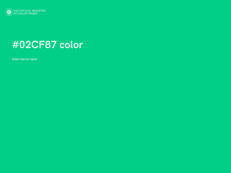 #02CF87 color image