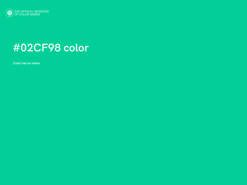 #02CF98 color image