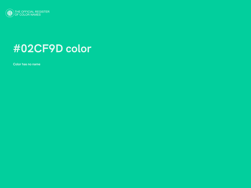 #02CF9D color image