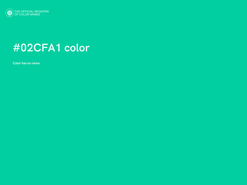 #02CFA1 color image
