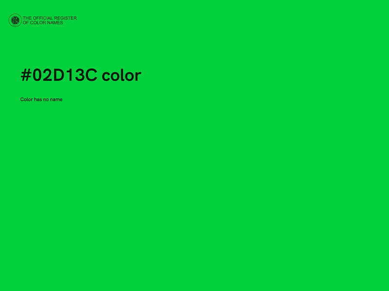 #02D13C color image