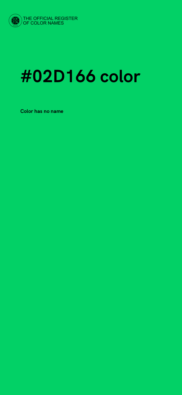#02D166 color image